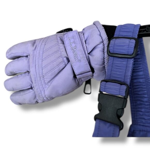 L.L. Kids by L.L. Bean Vintage y2k Snowsuit and Matching Gloves - Picture 2 of 12